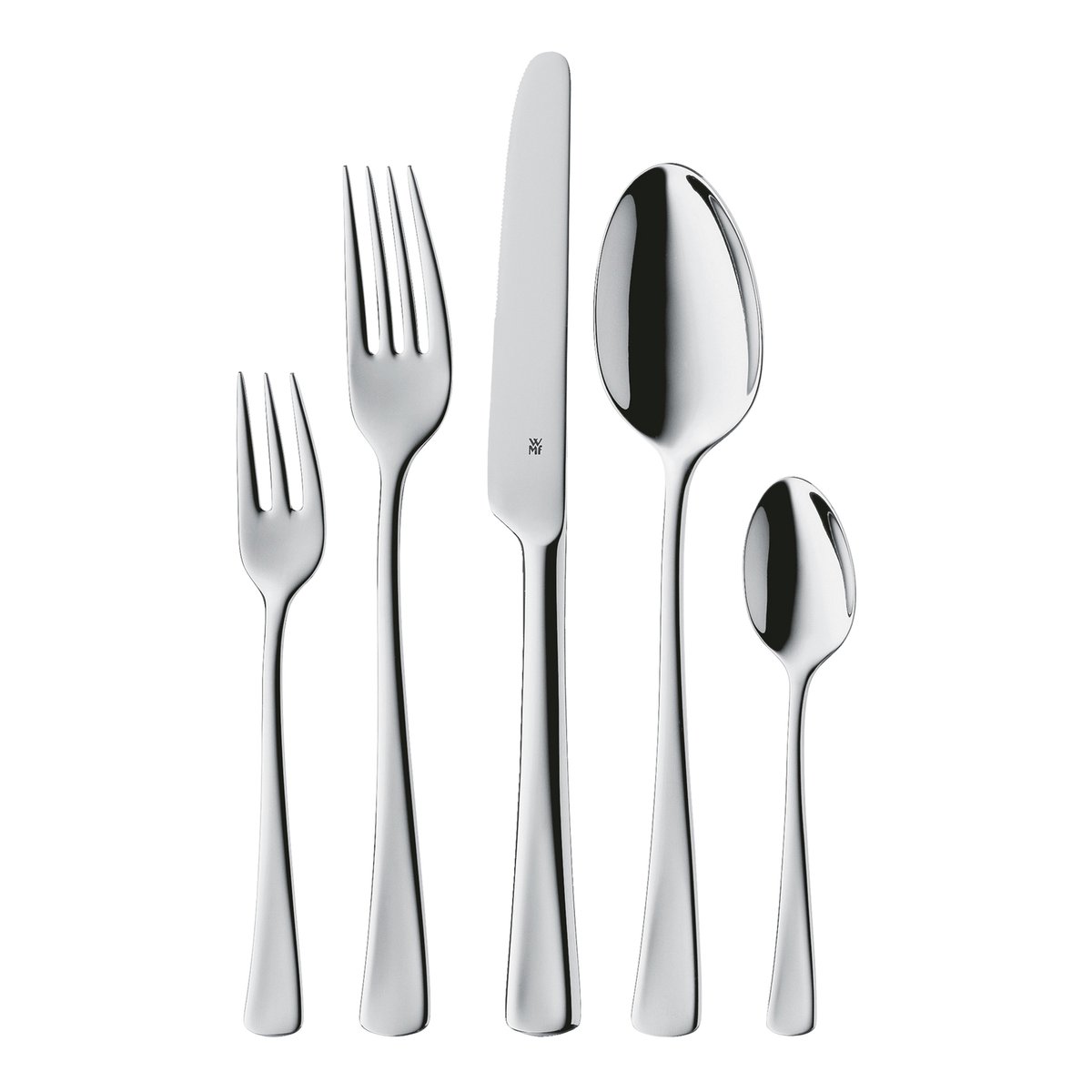 WMF Denver bestickset cromargan blank 30 delar | Skandinavisk Design | Bestickset | Silverfärgad