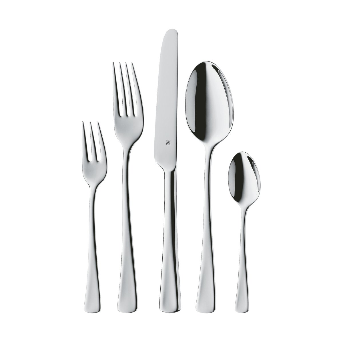 WMF Denver bestickset cromargan blank 60 delar | Skandinavisk Design | Bestickset | Silverfärgad