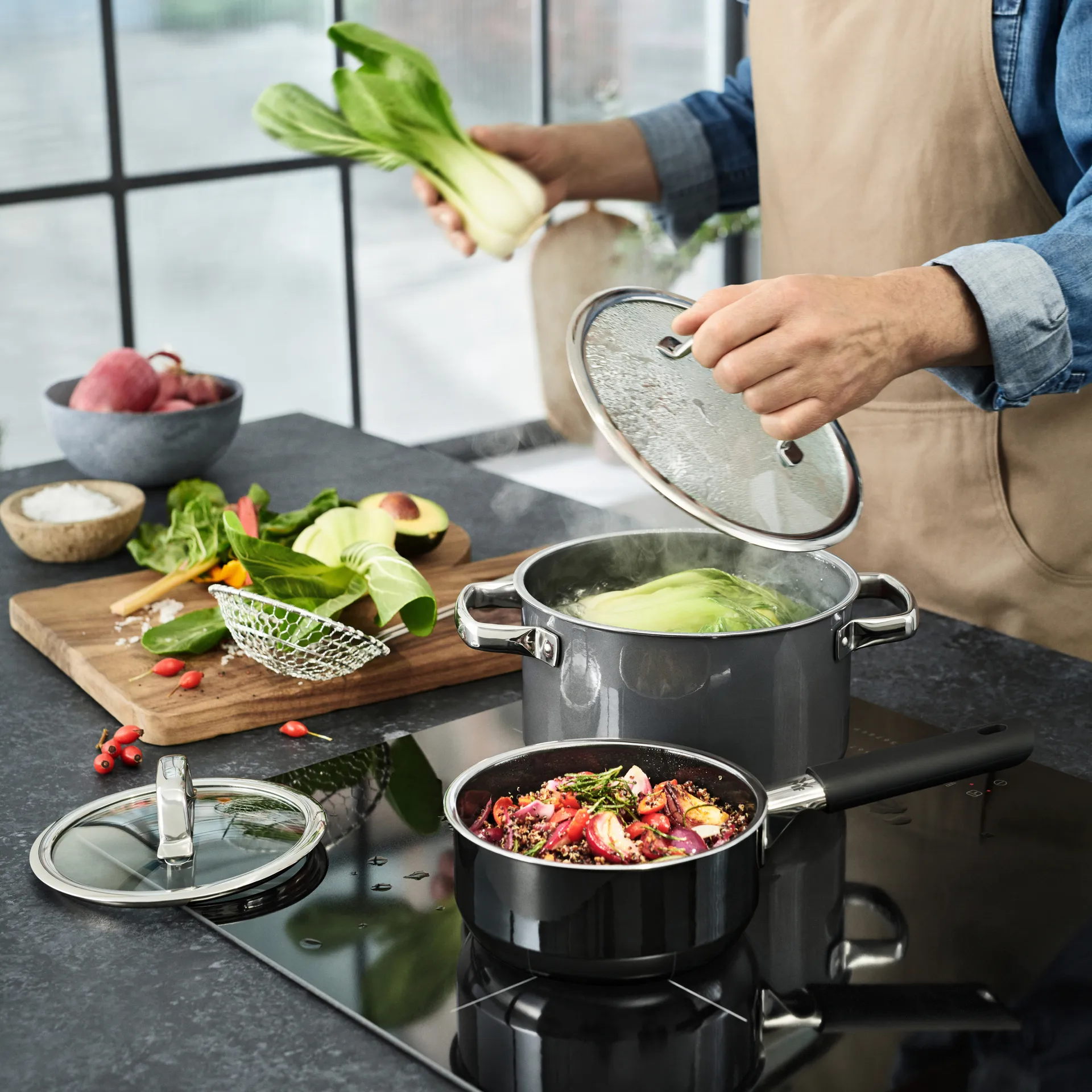 Fusiontec gryta med lock 3,7 l, Platinum WMF