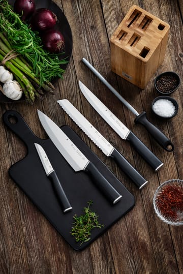 Kineo knivblock med 4 knivar cromargan - Rostfritt stål - WMF