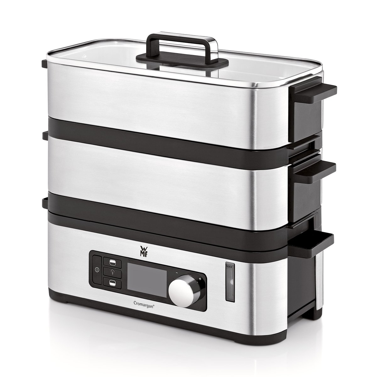 WMF Kitchenminis ångkokare Silver | Skandinavisk Design | Matkokare | Silverfärgad