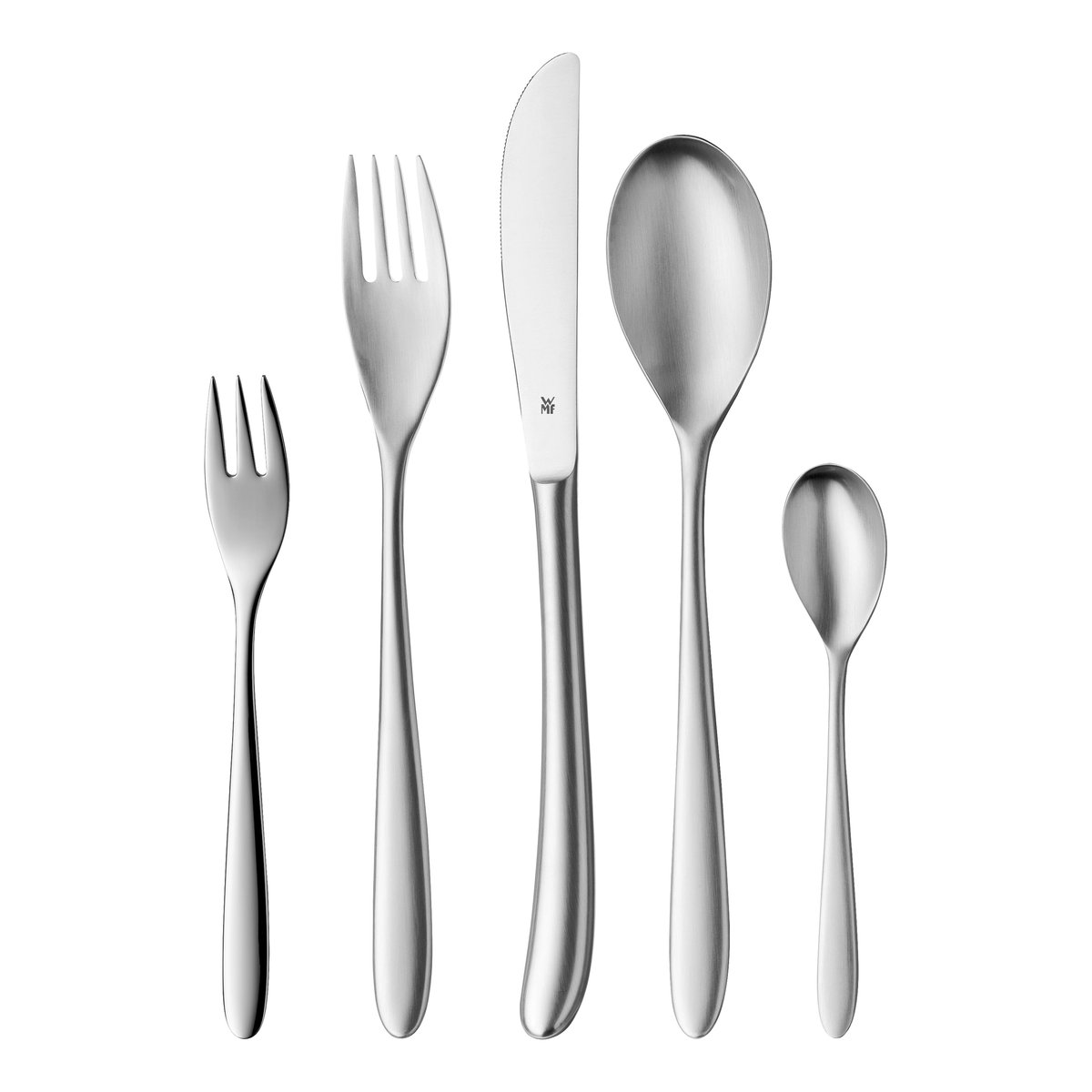 WMF Silk bestickset cromargan blank 30 delar | Skandinavisk Design | Bestickset | Silverfärgad