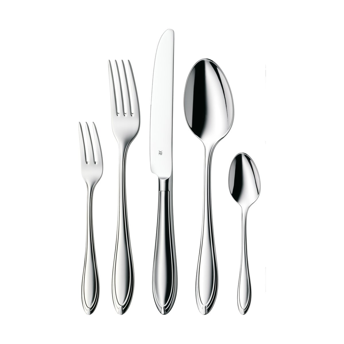 WMF Verona bestickset cromargan blank 30 delar | Skandinavisk Design | Bestickset | Silverfärgad