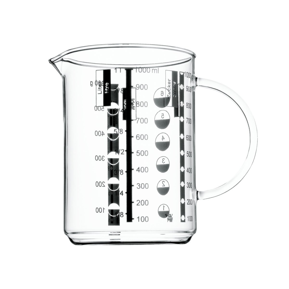WMF måttkanna 1 l Klar | Skandinavisk Design | Måttsatser | Transparent