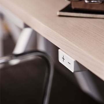 Works konferensbordsskiva - vit laminat - Works