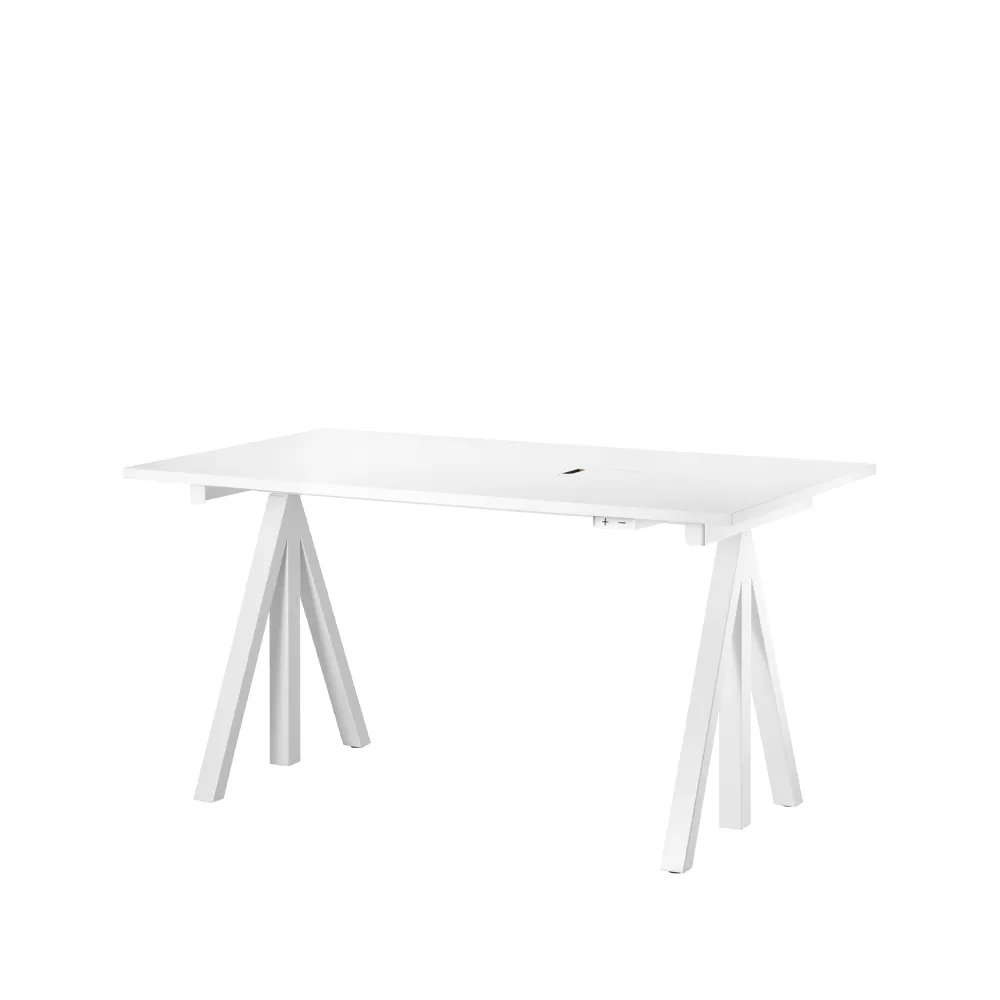 Works skrivbord - vit,  Works