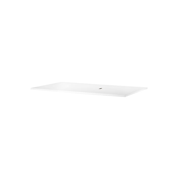 Works skrivbordsskiva, vit laminat, 140 cm Works