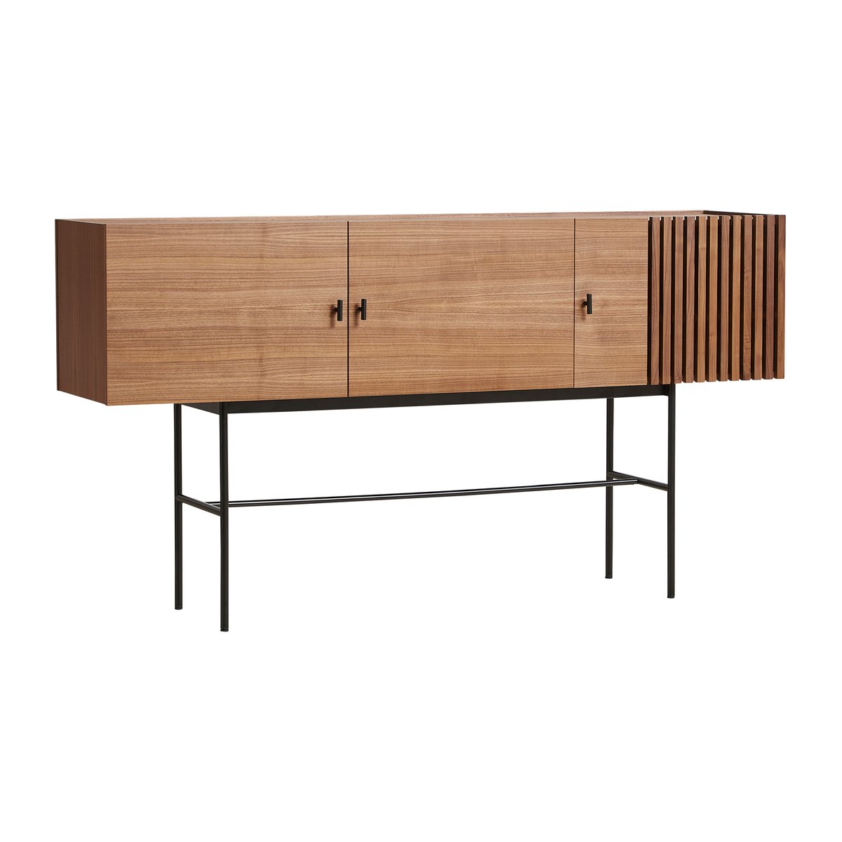 Woud Array sidobord, 180 cm Valnöt | Skandinavisk Design | Avlastningsbord & Sidobord | Brun