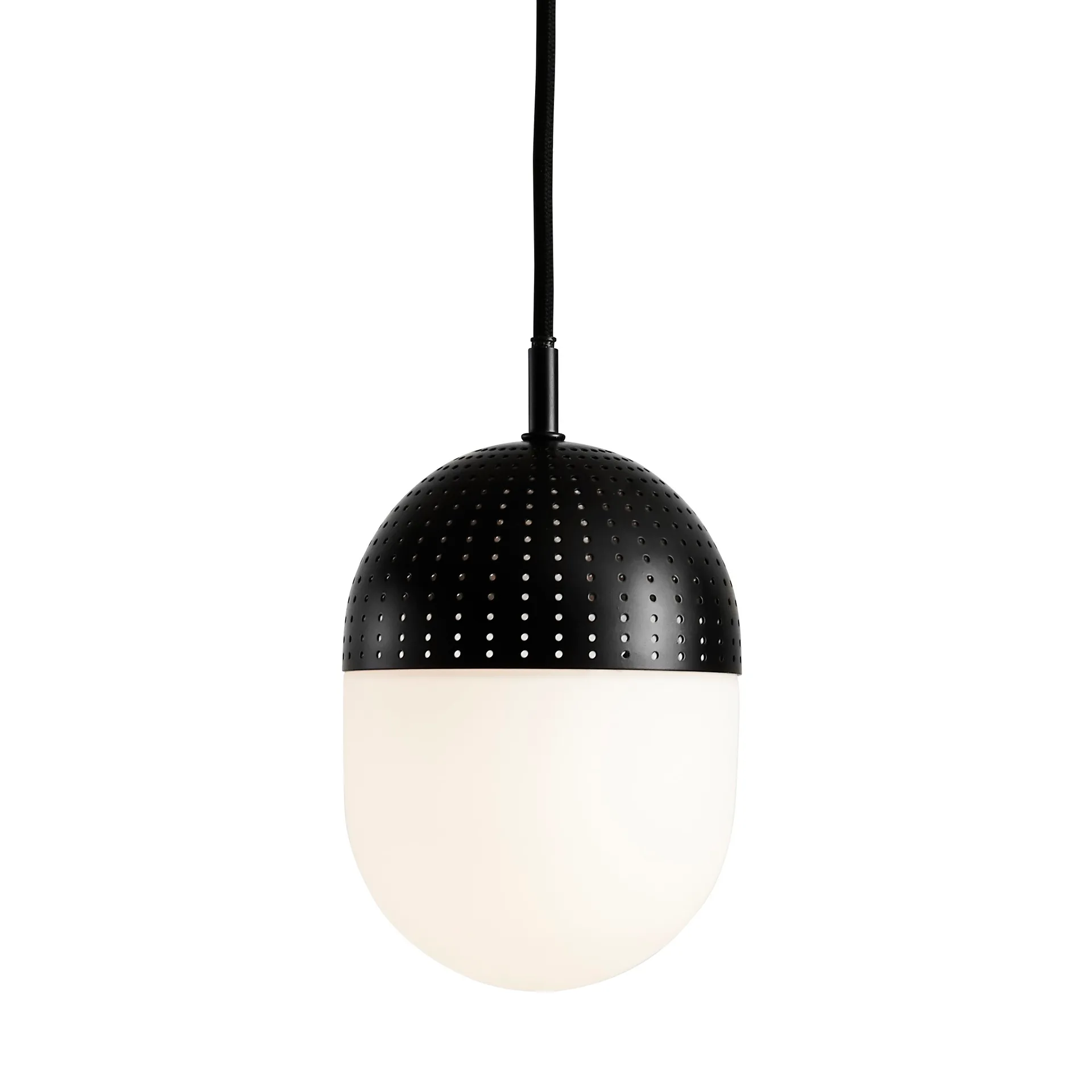 Dot taklampa medium, svart Woud