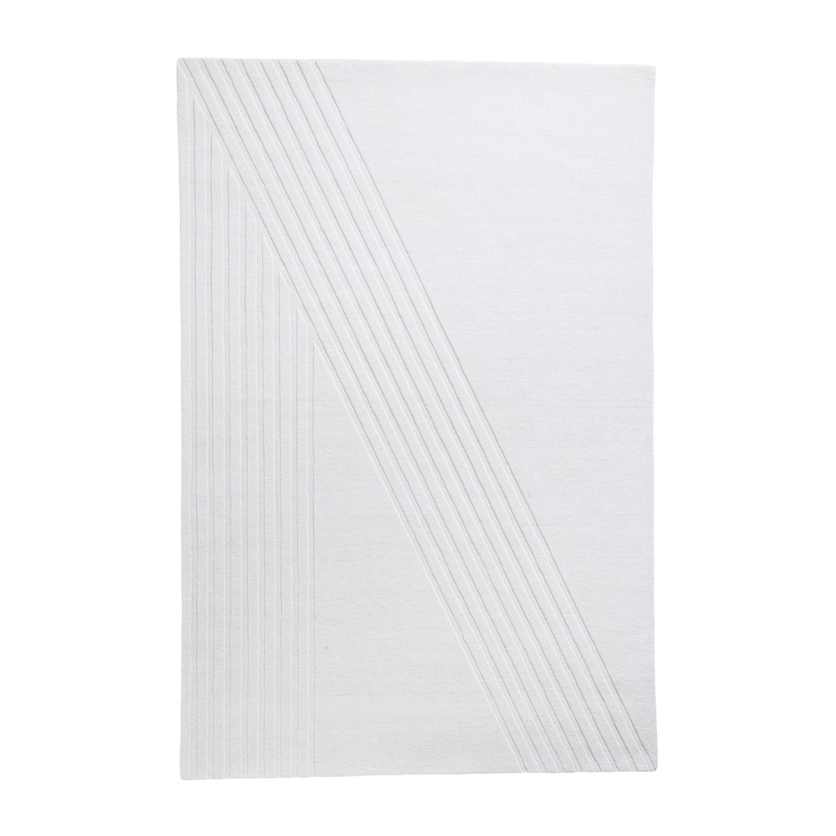 Woud Kyoto matta off-white 200x300 cm | Skandinavisk Design | Ullmattor | Vit