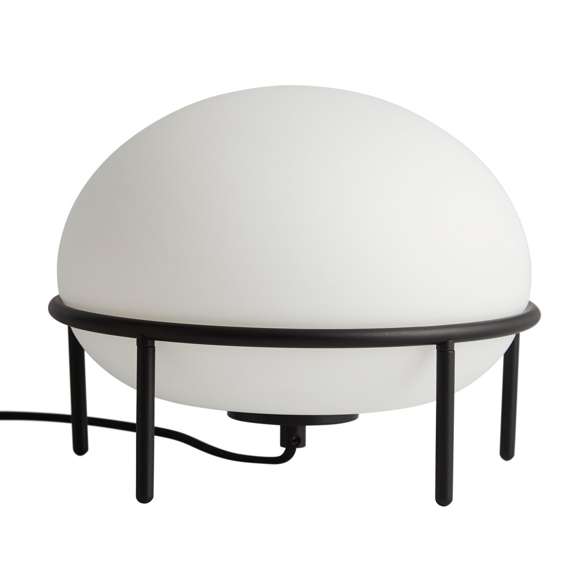 Woud Pump bordslampa svart, opal | Skandinavisk Design | Bordslampor | Svart
