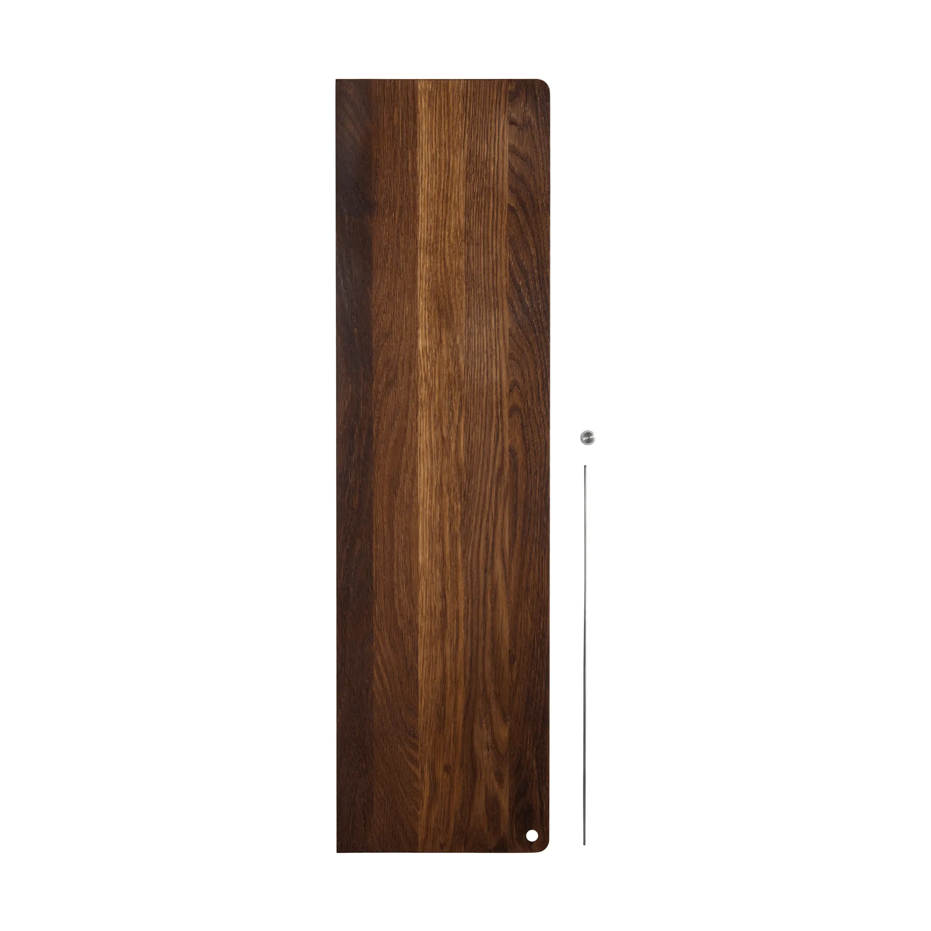 Stedge Add-on hylla, Rökt ek-borstat stål, 80 cm Woud