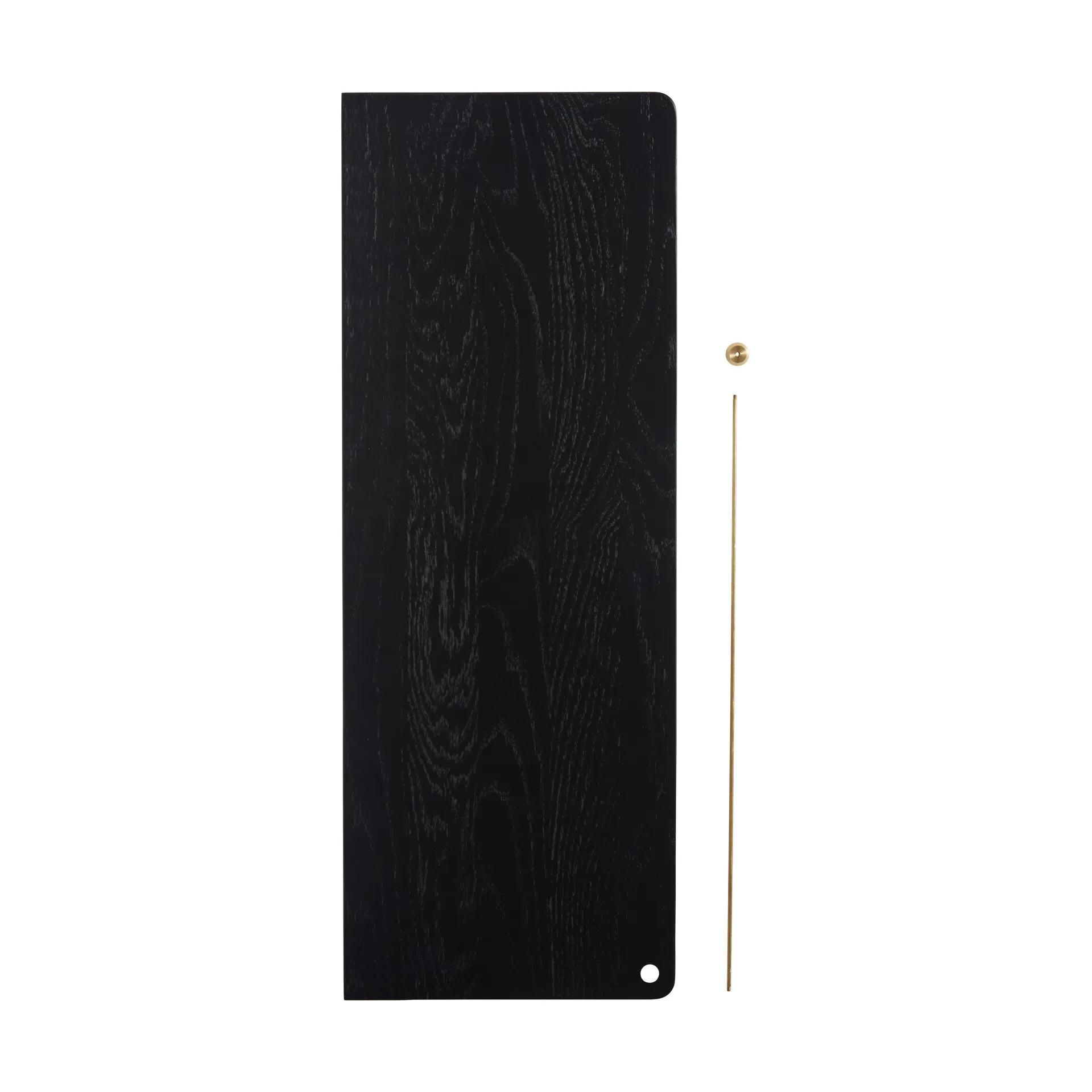 Stedge Add-on hylla, Svart ek-mässing, 60 cm Woud