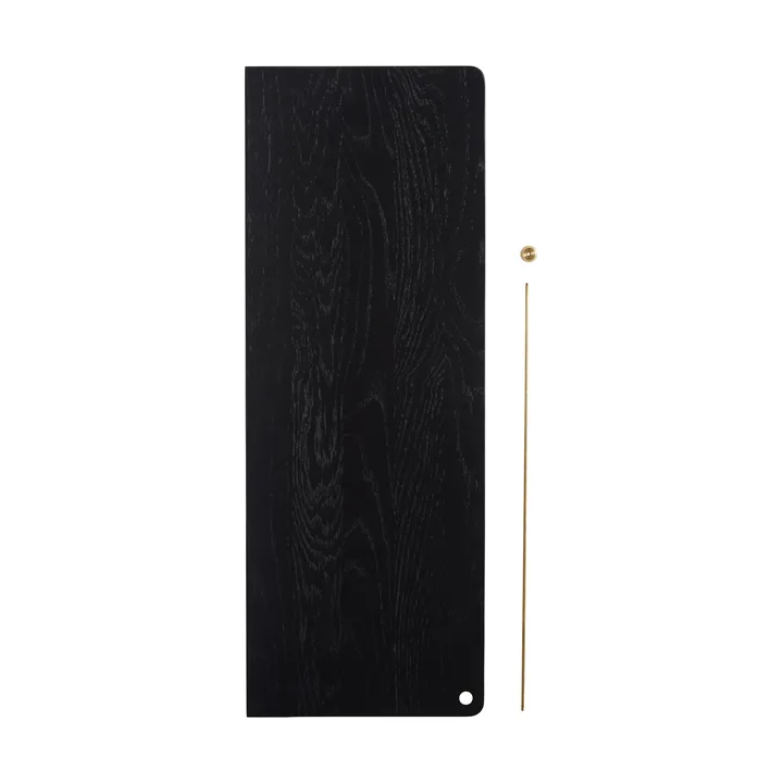 Stedge Add-on hylla - Svart ek-mässing, 60 cm - Woud