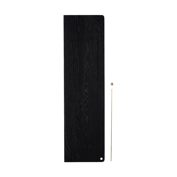 Stedge Add-on hylla - Svart ek-mässing, 80 cm - Woud