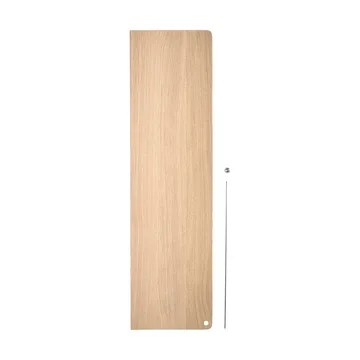 Stedge Add-on hylla - Vitpig ek-borstat stål, 80 cm - Woud