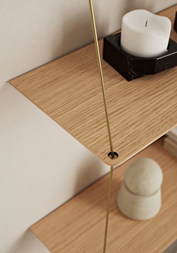 Stedge hylla 80 cm - Ek - Woud