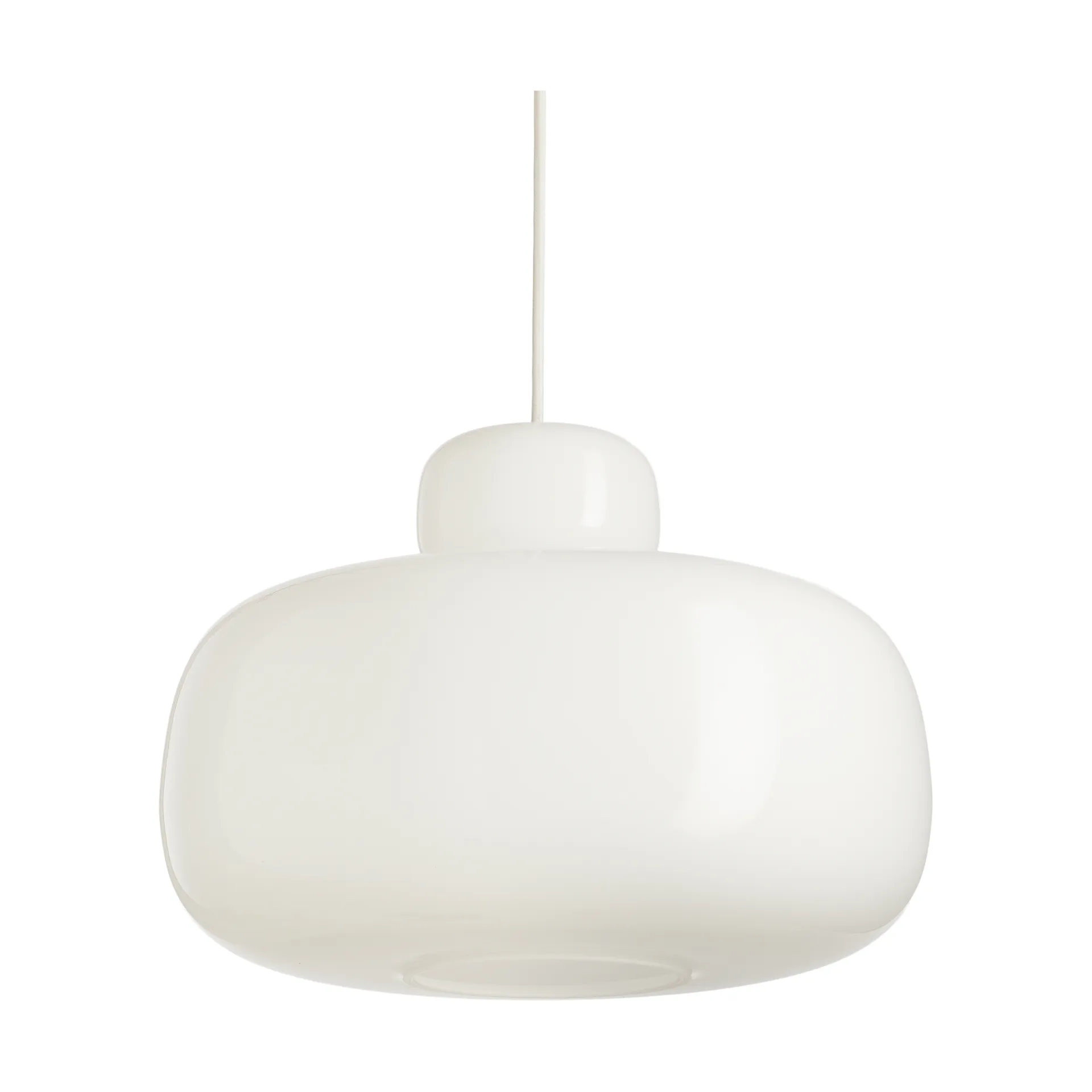 Stone pendel opalglas, Large, oval Woud