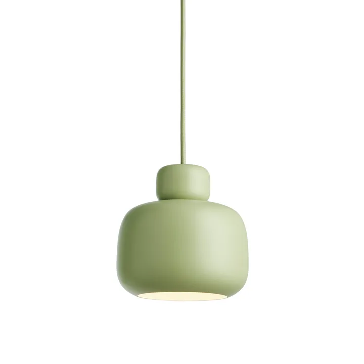 Stone pendel opalglas - Matcha green - Woud