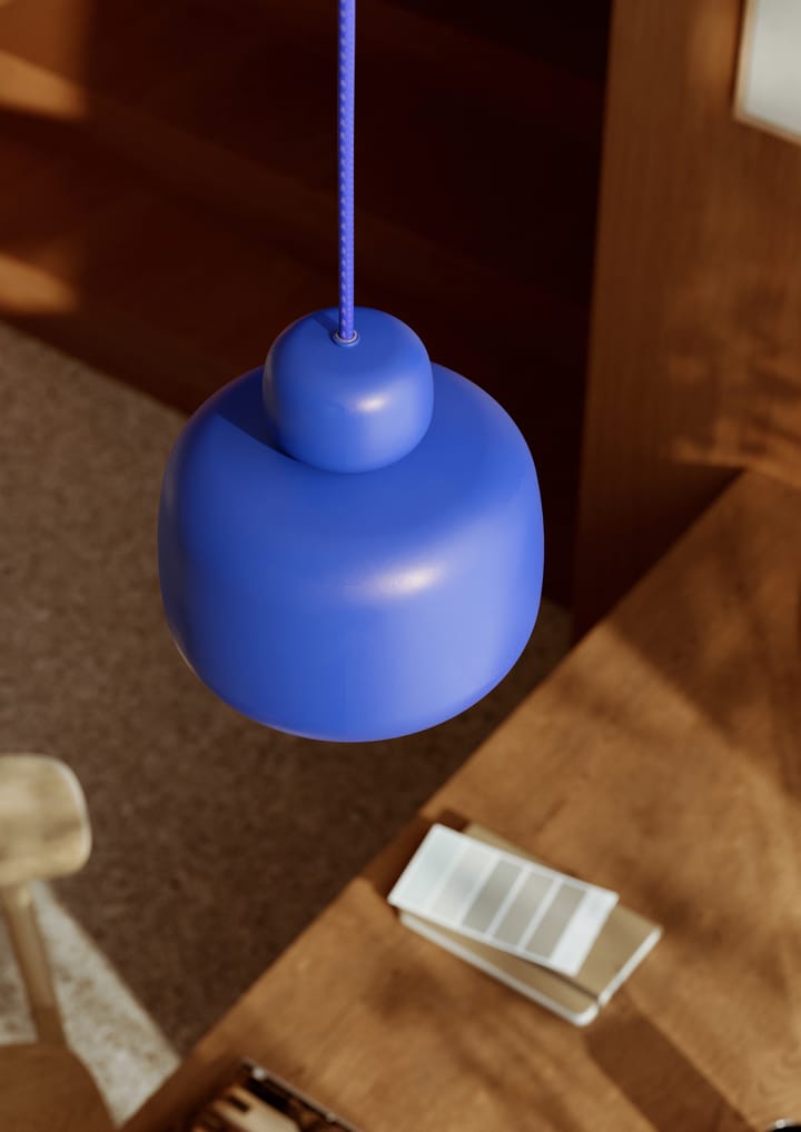 Stone taklampa small, Cobalt blue Woud