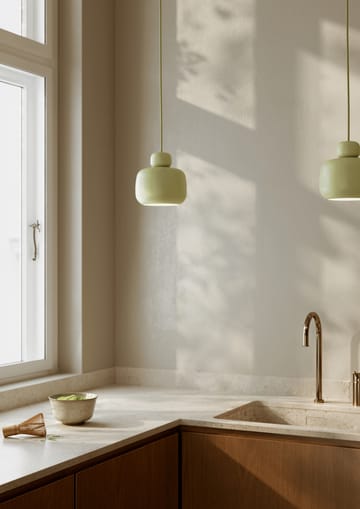 Stone taklampa small - Matcha green - Woud