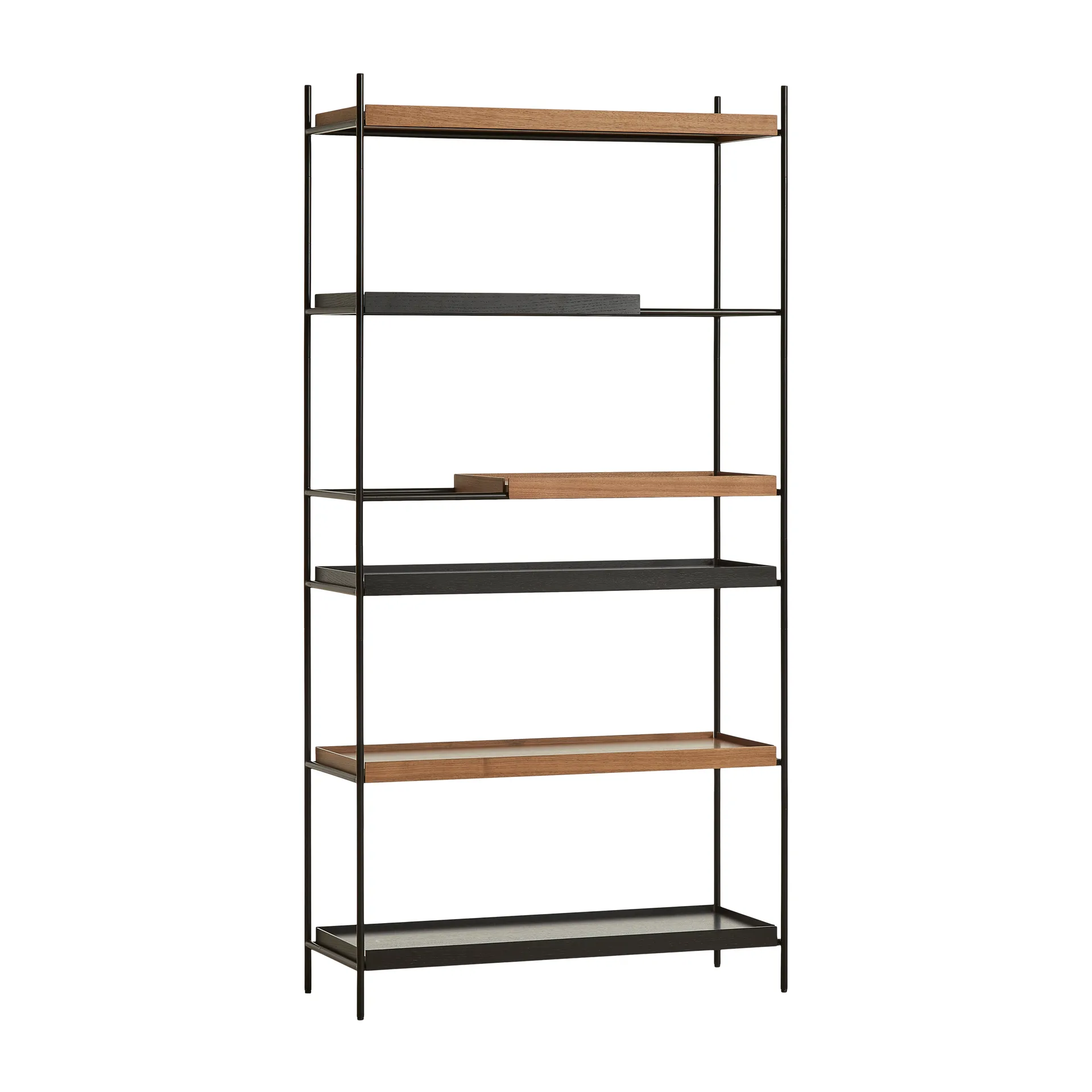 Tray hylla hög valnöt, 100x201 cm, Style 2 Woud