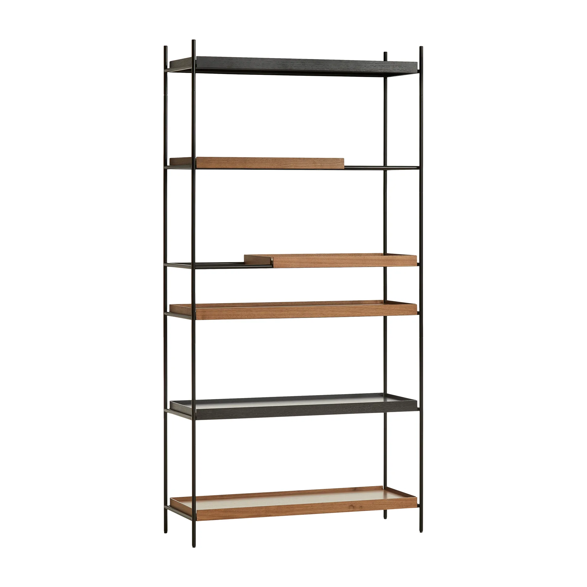 Tray hylla hög valnöt, 100x201 cm, Style 4 Woud