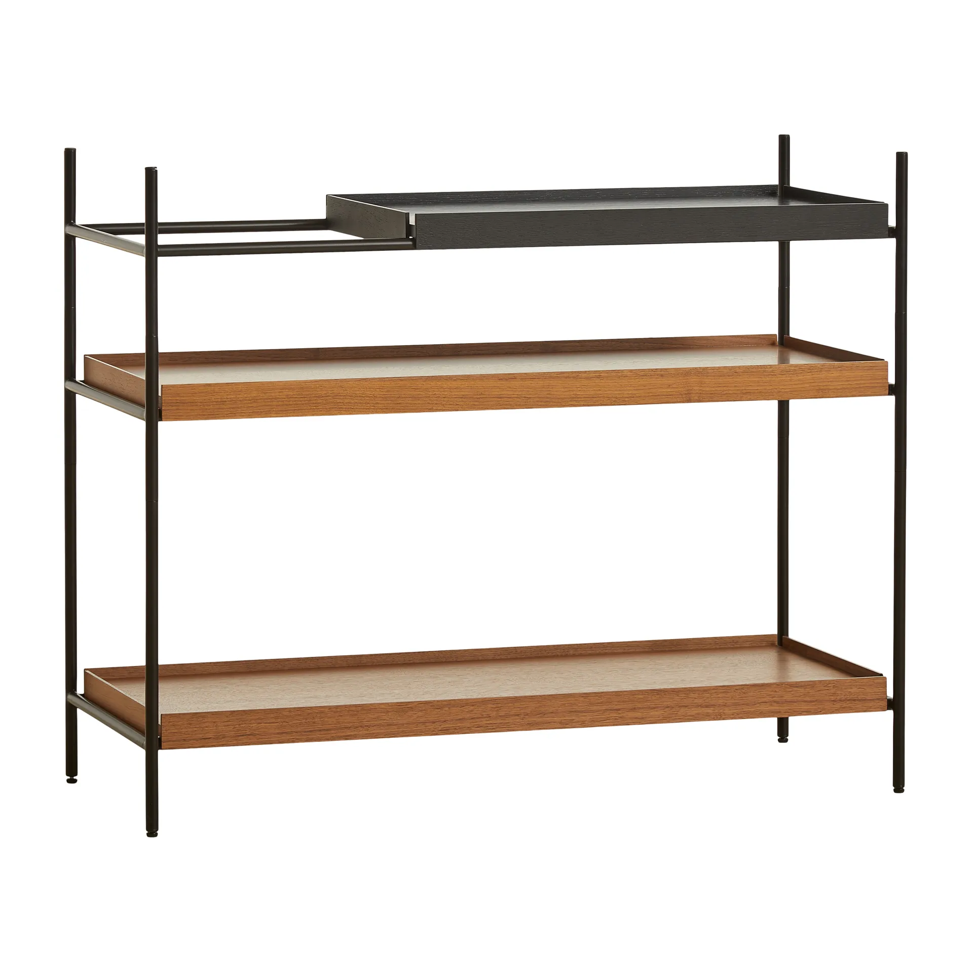 Tray hylla låg valnöt, 81x100 cm, Style 2 Woud