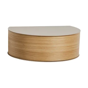 Wallie wall drawer hylla - Beige-ek - Woud