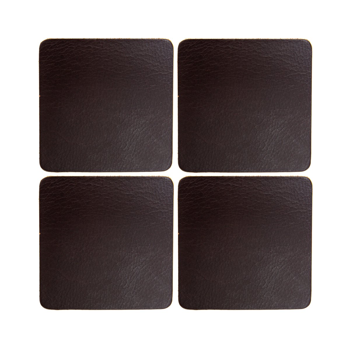 Xapron Cuba glasunderlägg 4-pack Brown | Skandinavisk Design | Glasunderlägg | Brun