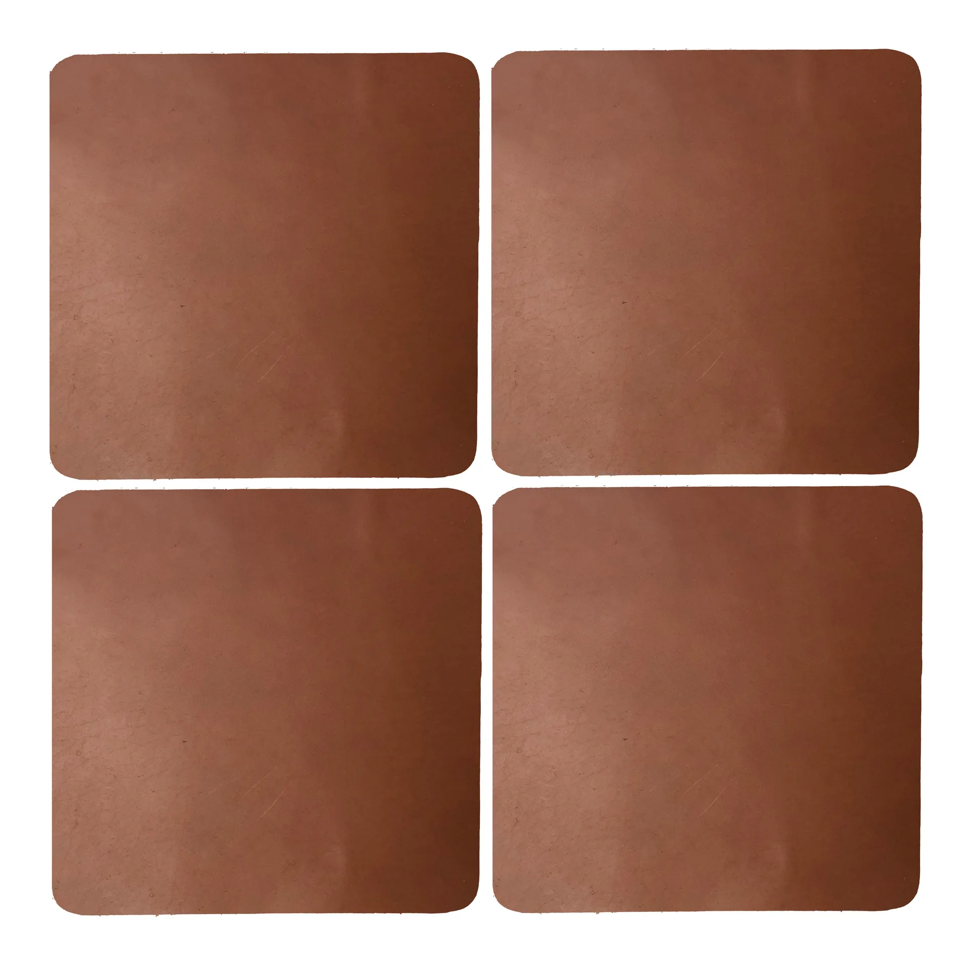 Cuba glasunderlägg 4-pack, Cognac Xapron