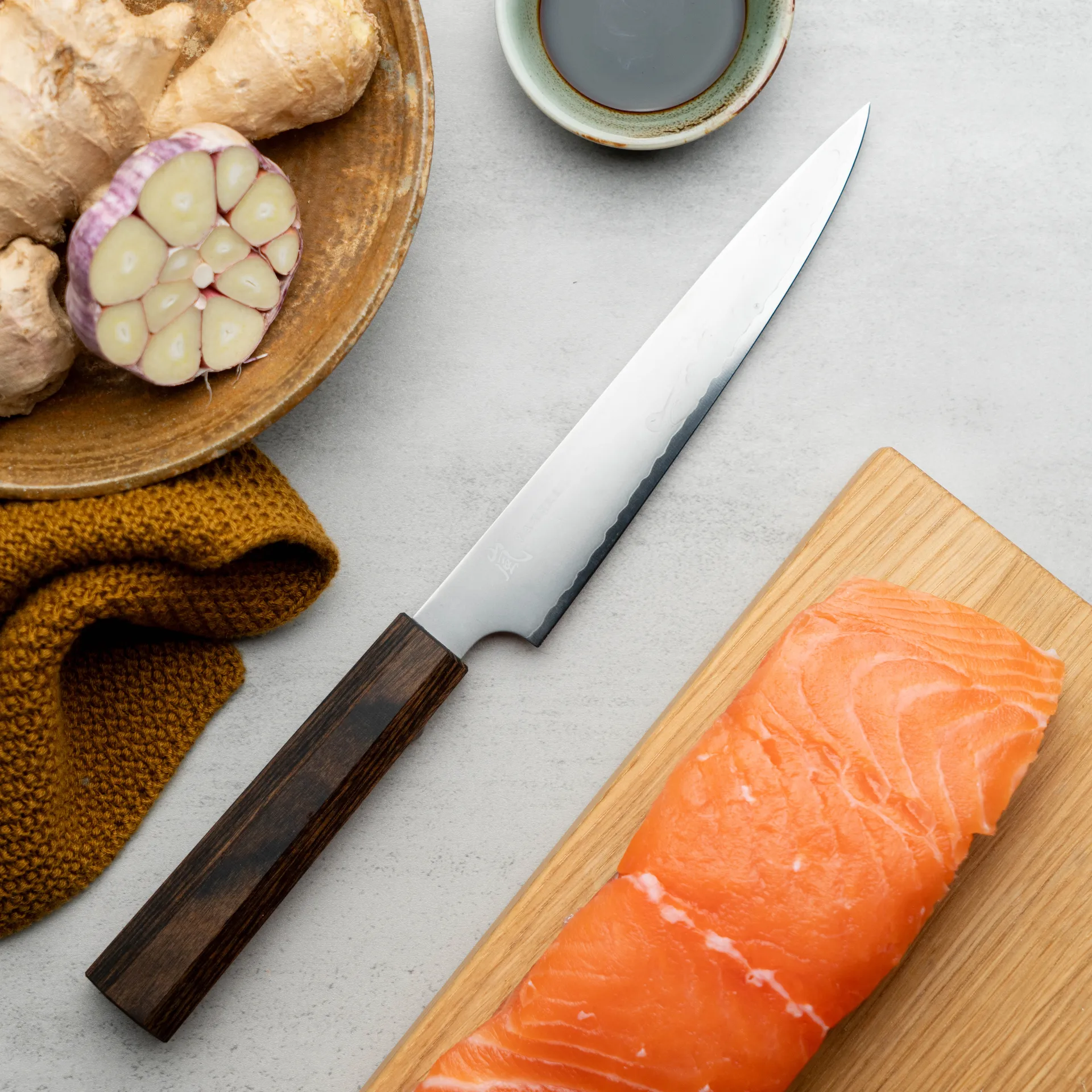 Hana allkniv 15 cm, Rostfritt stål-pakkaträ Yaxell