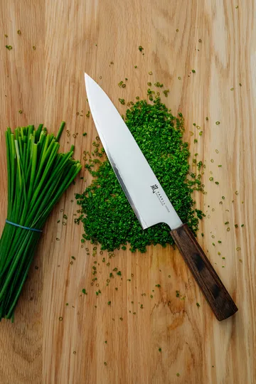 Hana kockkniv 20 cm - Rostfritt stål-pakkaträ - Yaxell