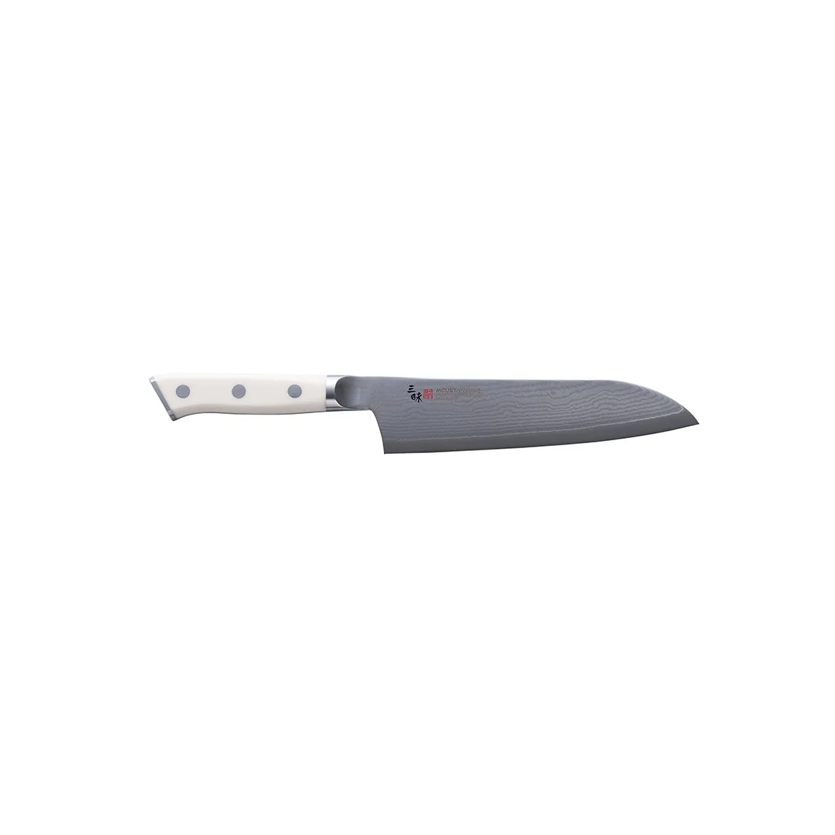 Zanmai/Mcusta Classic Damaskus 18 cm Santoku svart
