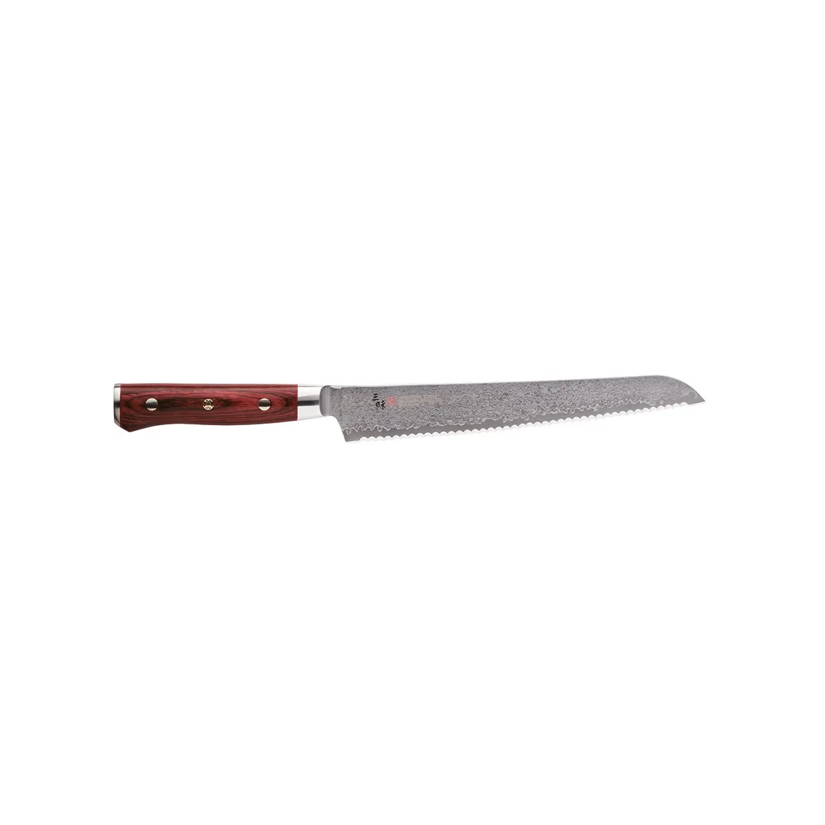 Classic Damaskus Pro brödkniv 23 cm, Natur Zanmai/Mcusta