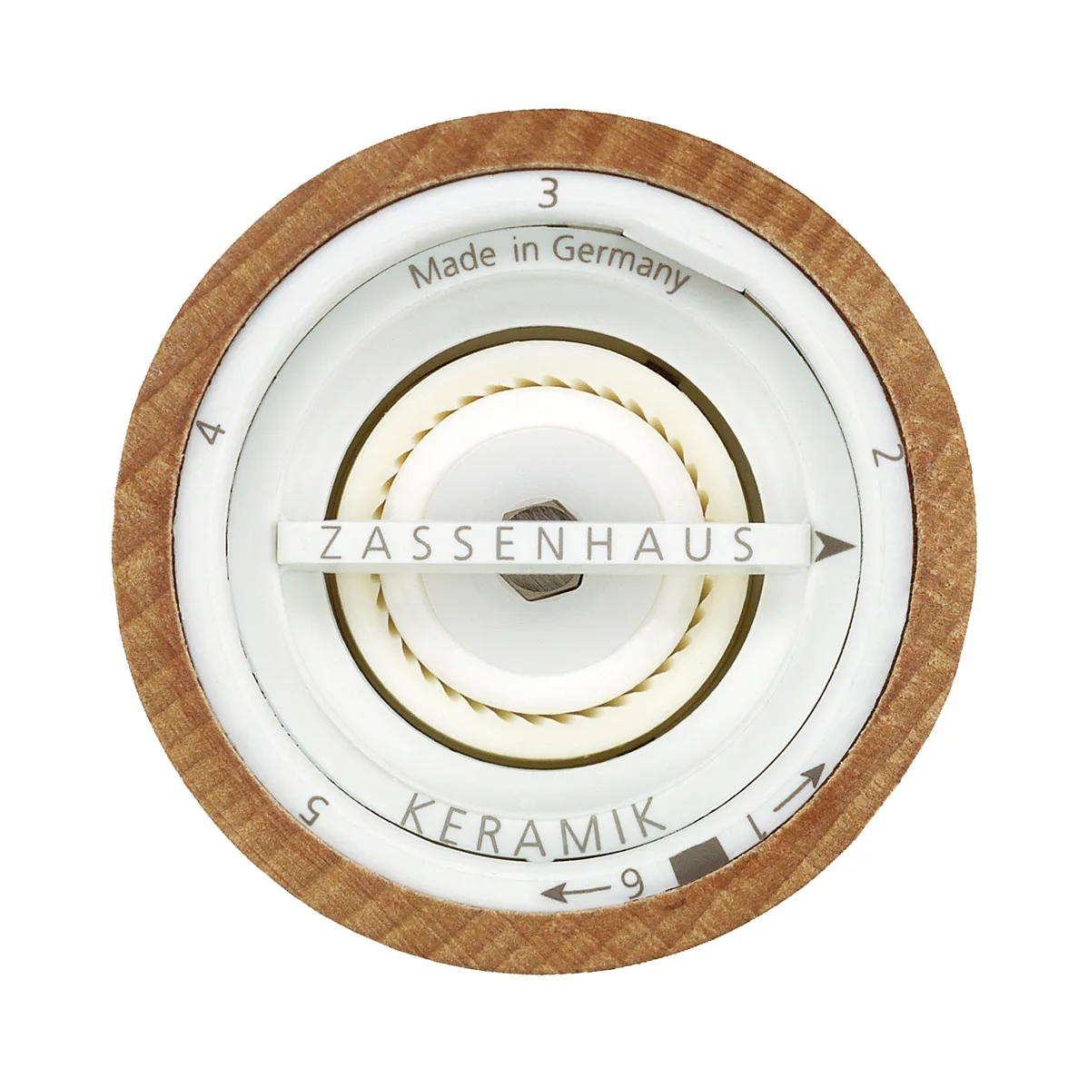 Berlin pepparkvarn blank vit, 18 cm Zassenhaus