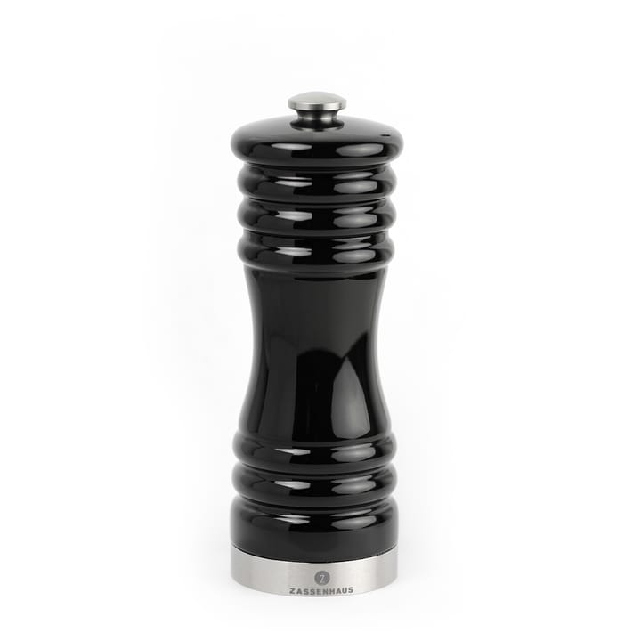 München salt- & pepparkvarn blank svart, 15 cm Zassenhaus