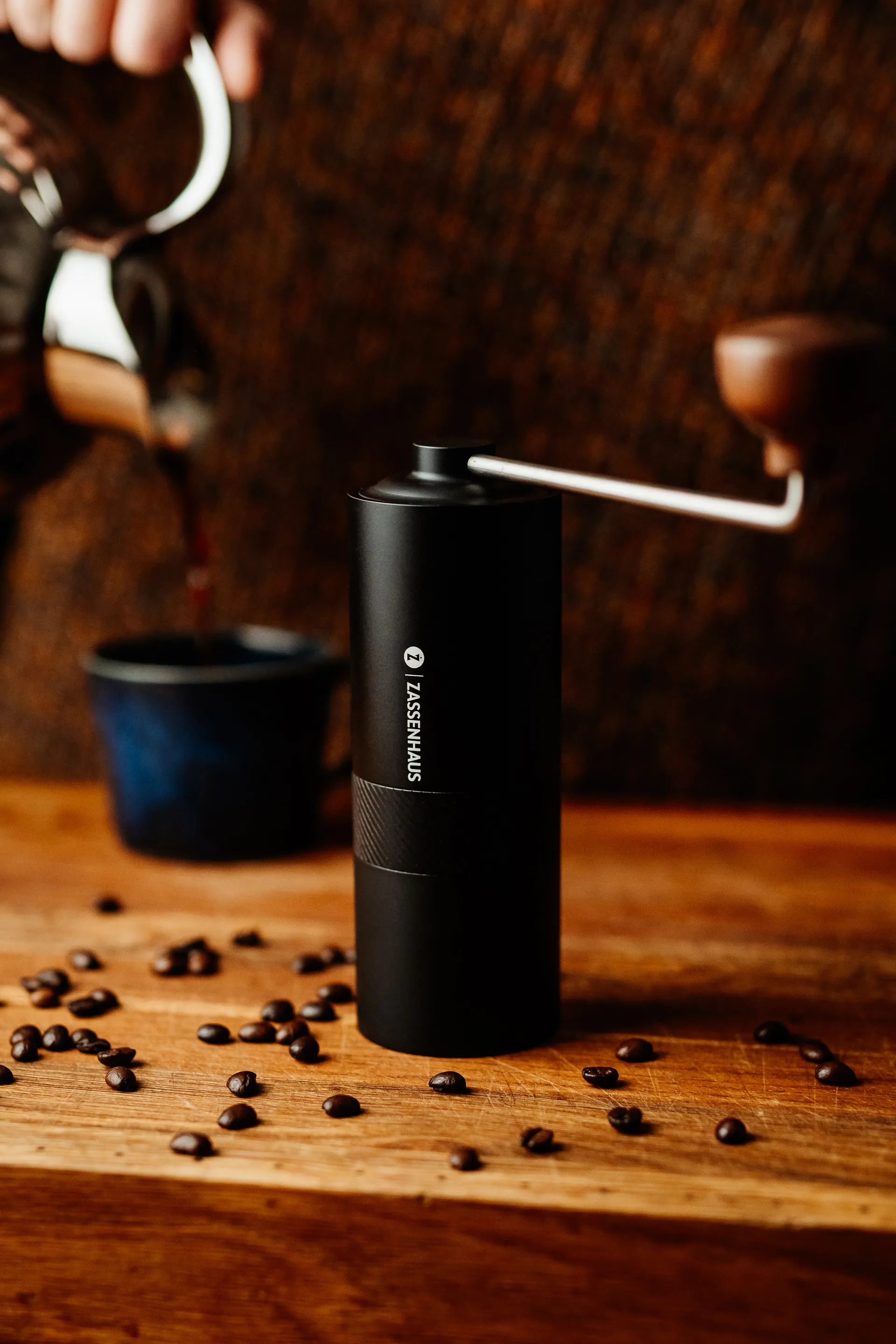 Zassenhaus Expert 48S kaffe-/espressokvarn, Svart Zassenhaus