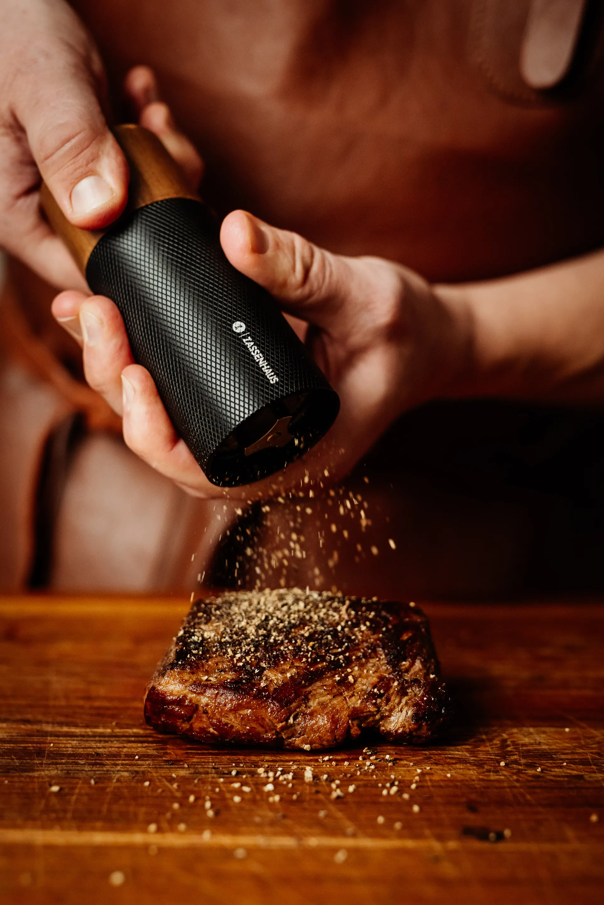 Zassenhaus Performer pepparkvarn, Valnöt-aluminium 13 cm Zassenhaus