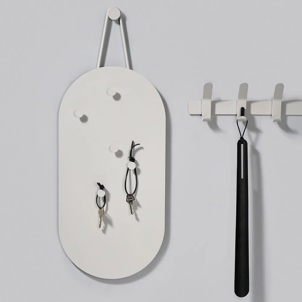 A-Bulletin Board anslagstavla, soft grey, inkl. magneter Zone Denmark