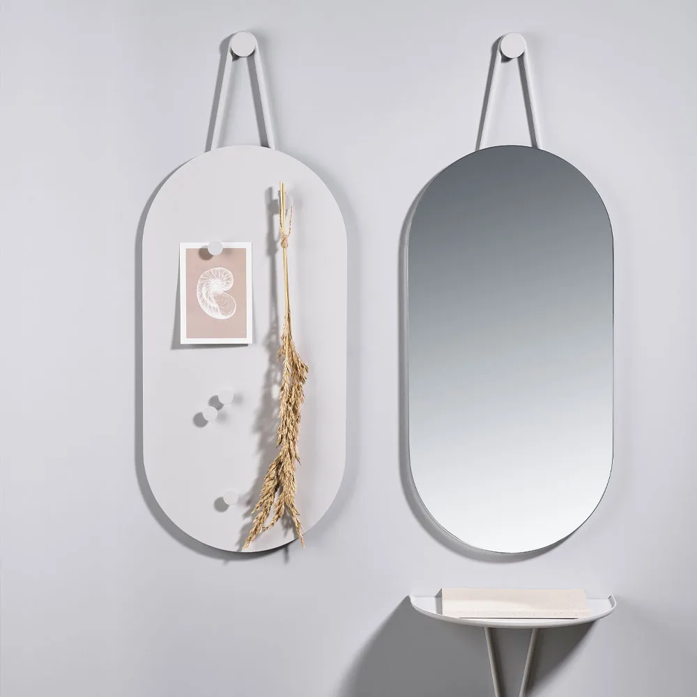 A-Bulletin Board anslagstavla, soft grey, inkl. magneter Zone Denmark