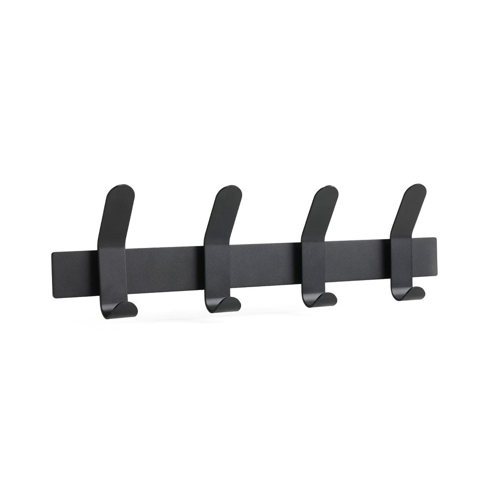 Zone Denmark A-Rack kroklist black, 4 krokar | Skandinavisk Design | Klädställningar & Galgar | Svart