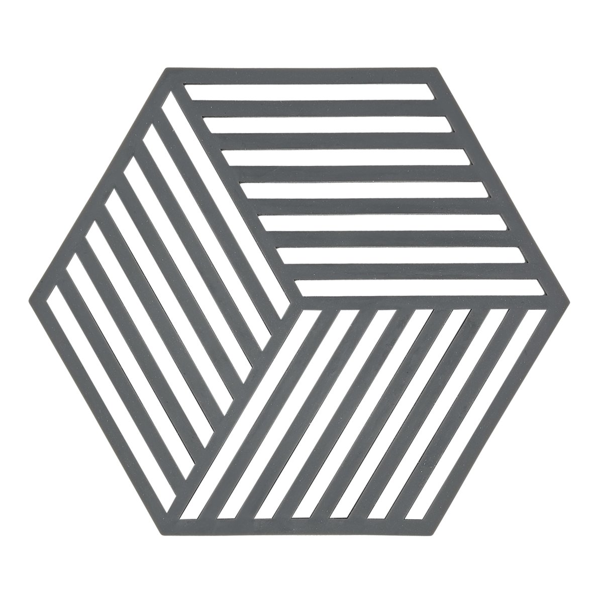 Zone Denmark Hexagon grytunderlägg cool grey | Skandinavisk Design | Grytunderlägg | Grå