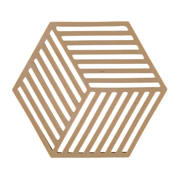 Hexagon grytunderlägg - Dark Camel - Zone Denmark