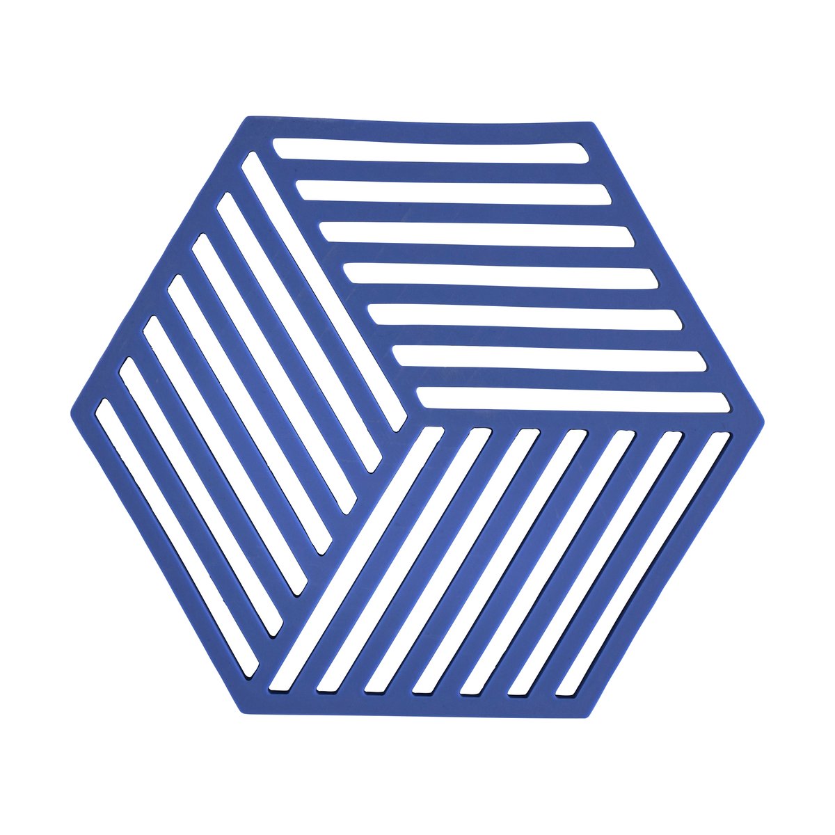 Zone Denmark Hexagon grytunderlägg Indigo | Skandinavisk Design | Grytunderlägg | Blå