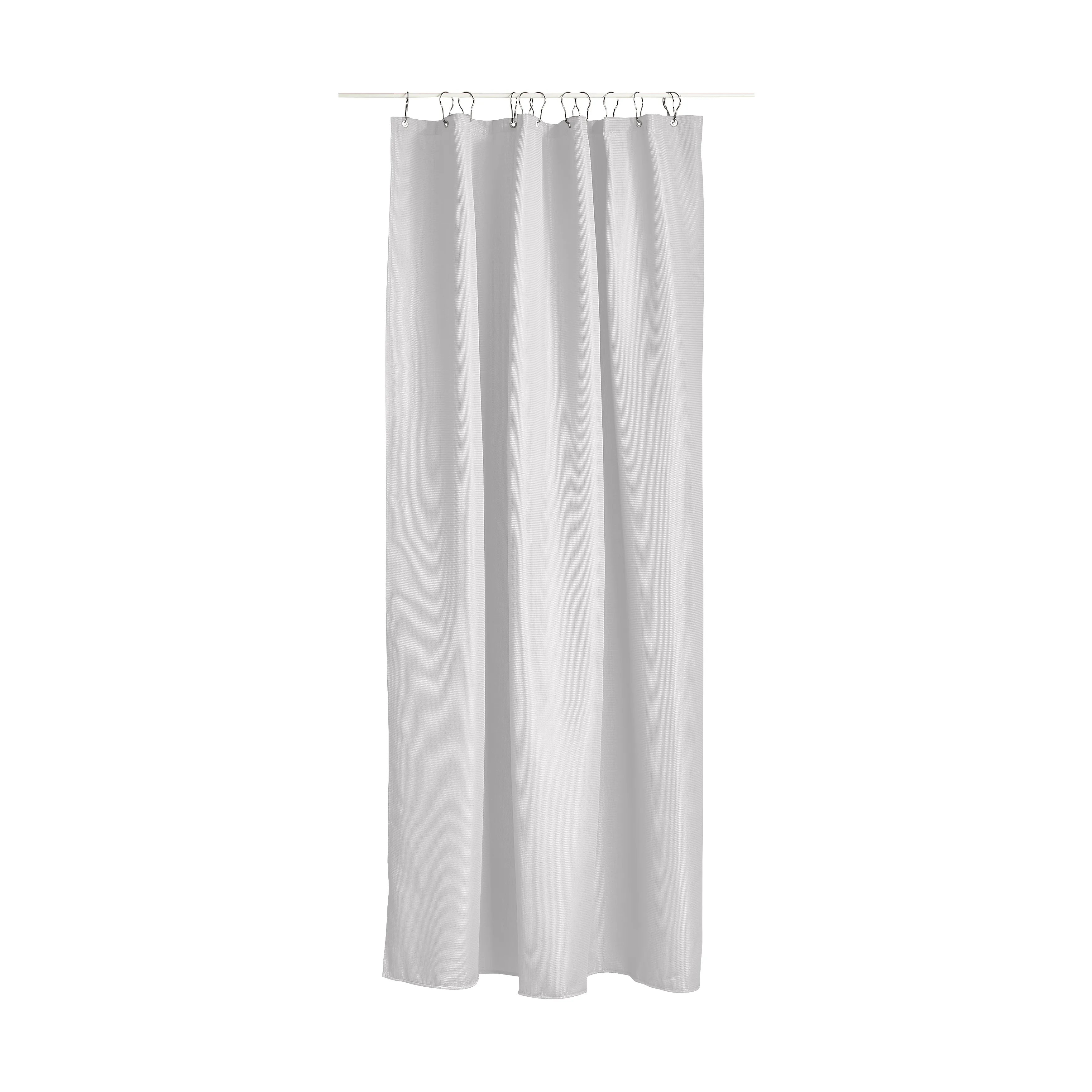 Lux duschdraperi, Soft grey, 180x220 cm