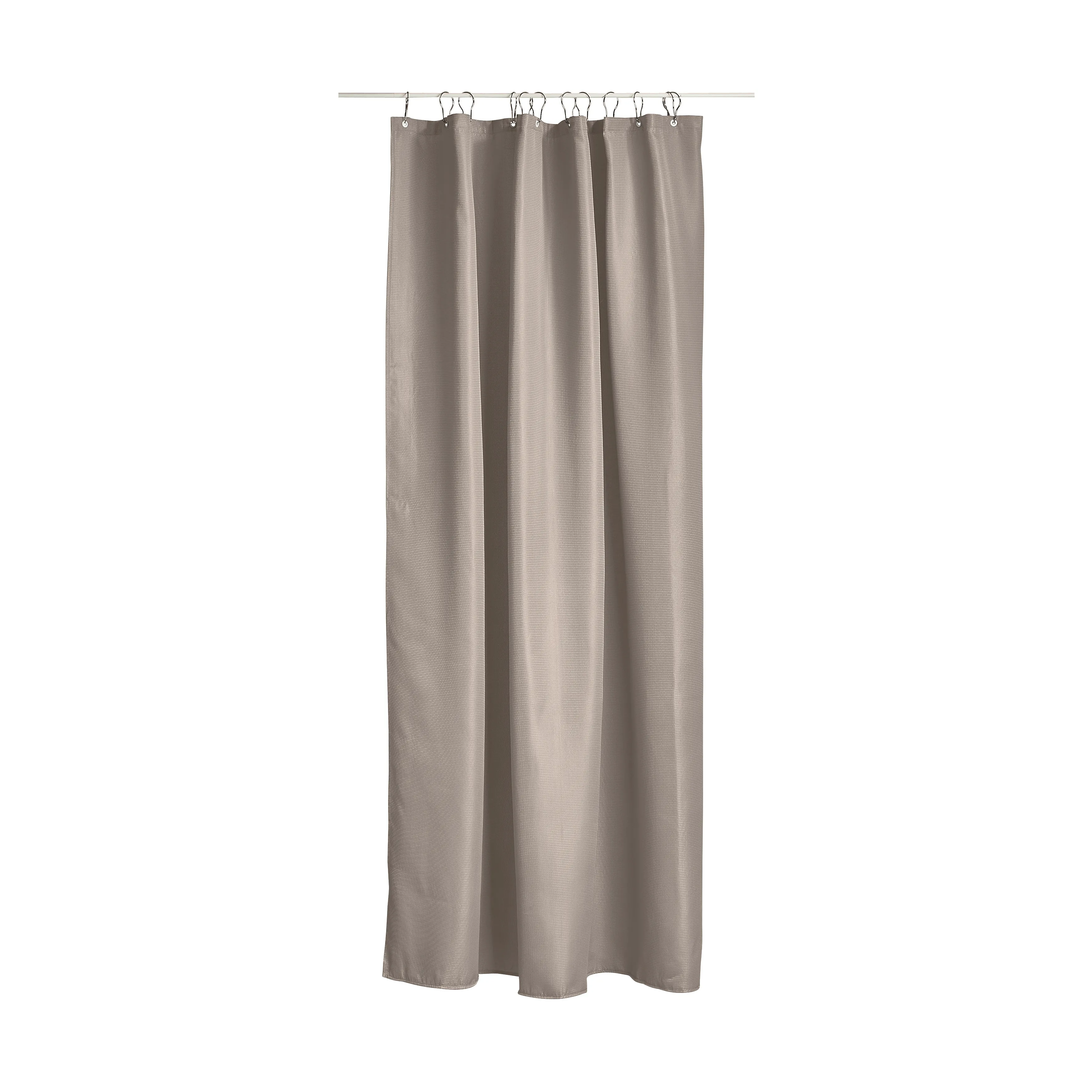 Lux duschdraperi, Taupe, 180x220 cm
