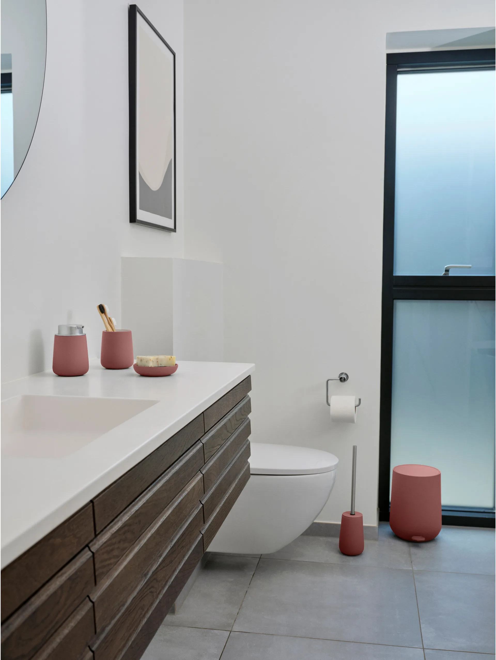 Nova tandborstmugg, Peach red Zone Denmark