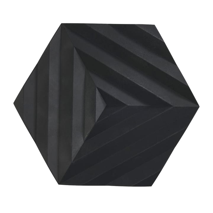 Ori Fold grytunderlägg 14x16 cm - Black - Zone Denmark
