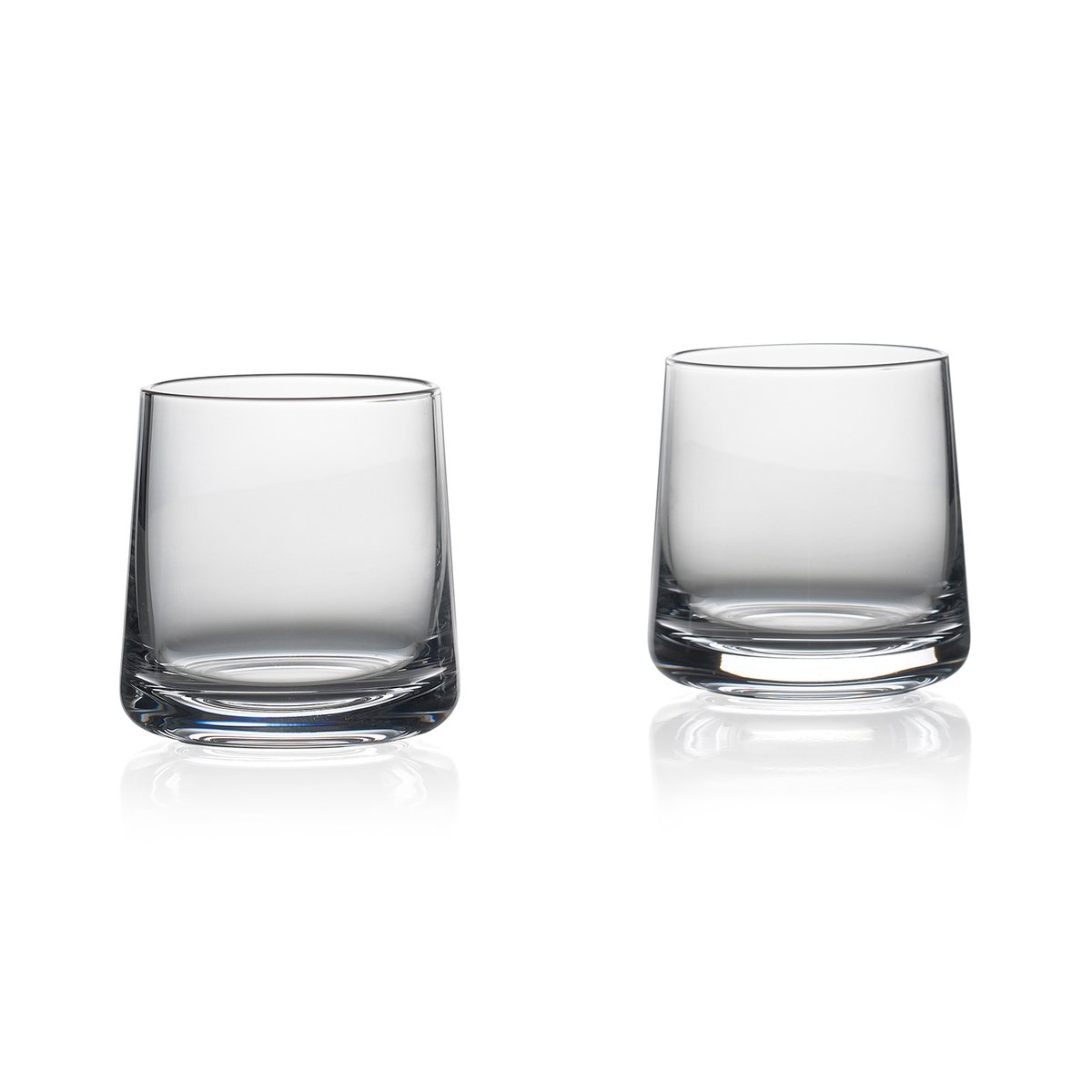 Zone Denmark Rocks lowball glas 2-pack 22 cl | Skandinavisk Design | Whiskeyglas & Konjaksglas | Transparent